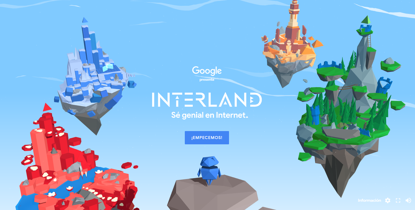 interland google juego para niños educativo