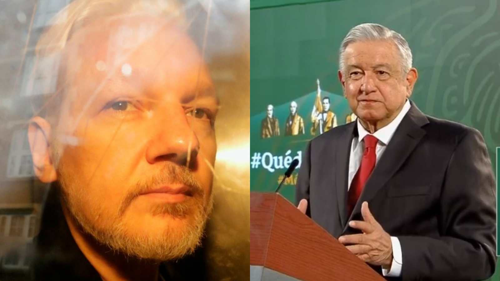 presidente de mexico lopez obrador brinda asilo politico a julian assange