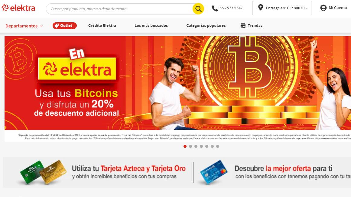 Bitcoin llega a Elektra confirma Salinas Pliego